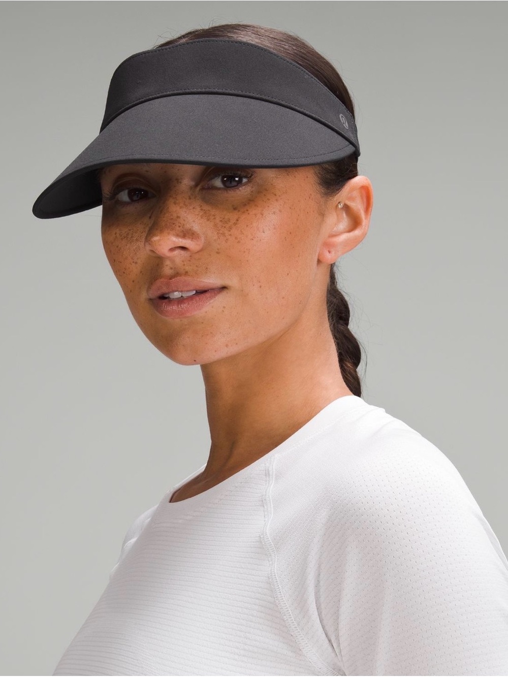 lululemon Fast Paced Wide Brim Running Visor Black